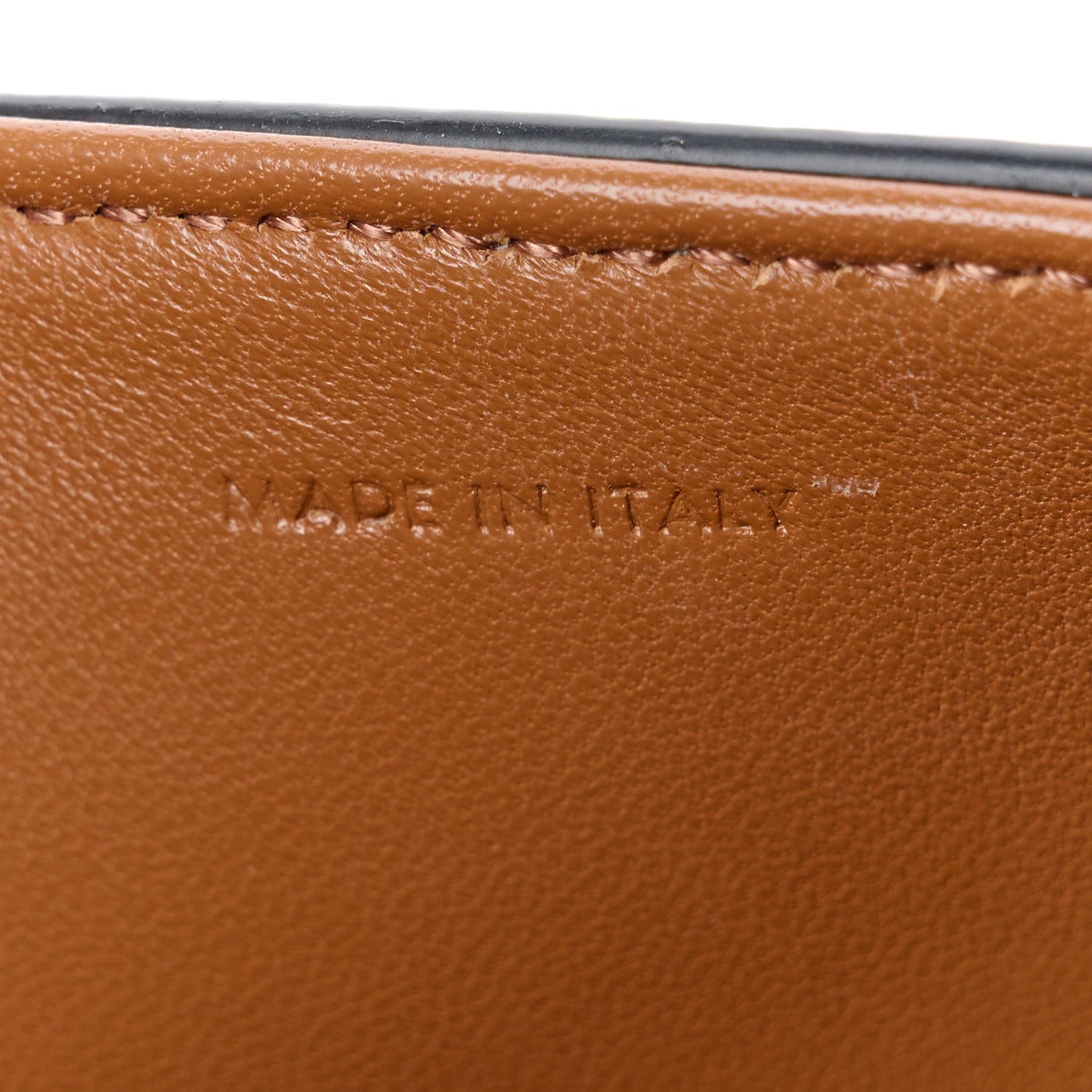 Canvas Calfskin Triomphe Shoulder Bag Tan