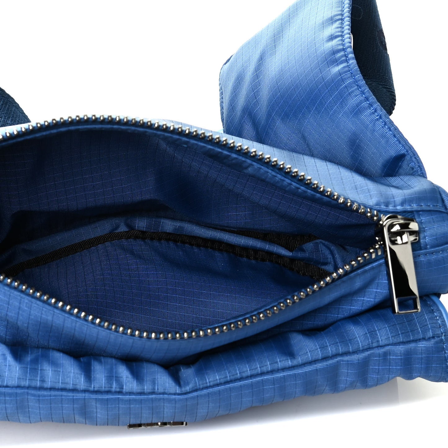 Nylon Saddle Belt Bag Blue
