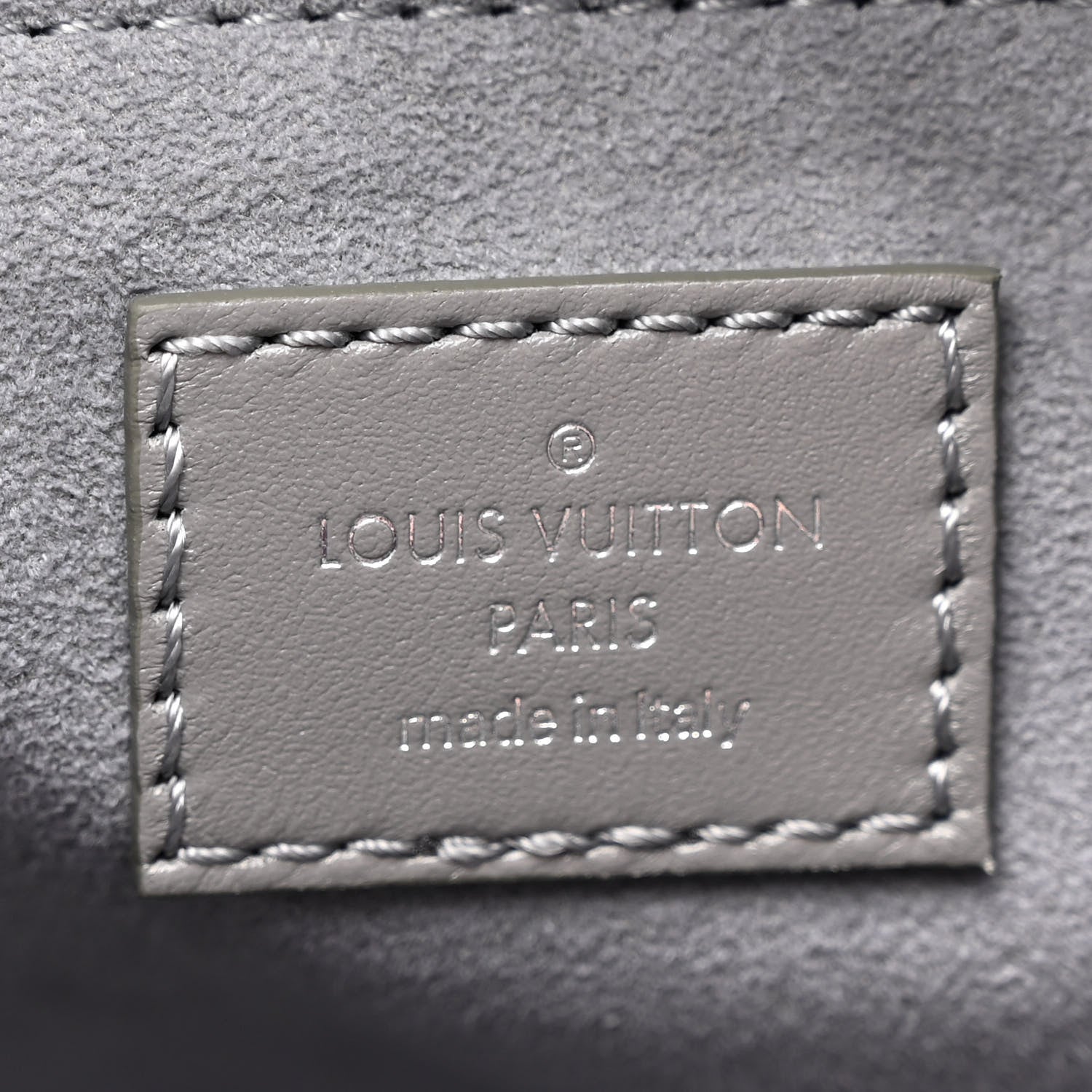 Louis Vuitton Lambskin CarryAll Cargo Vibe PM Trianon Gray 1509795