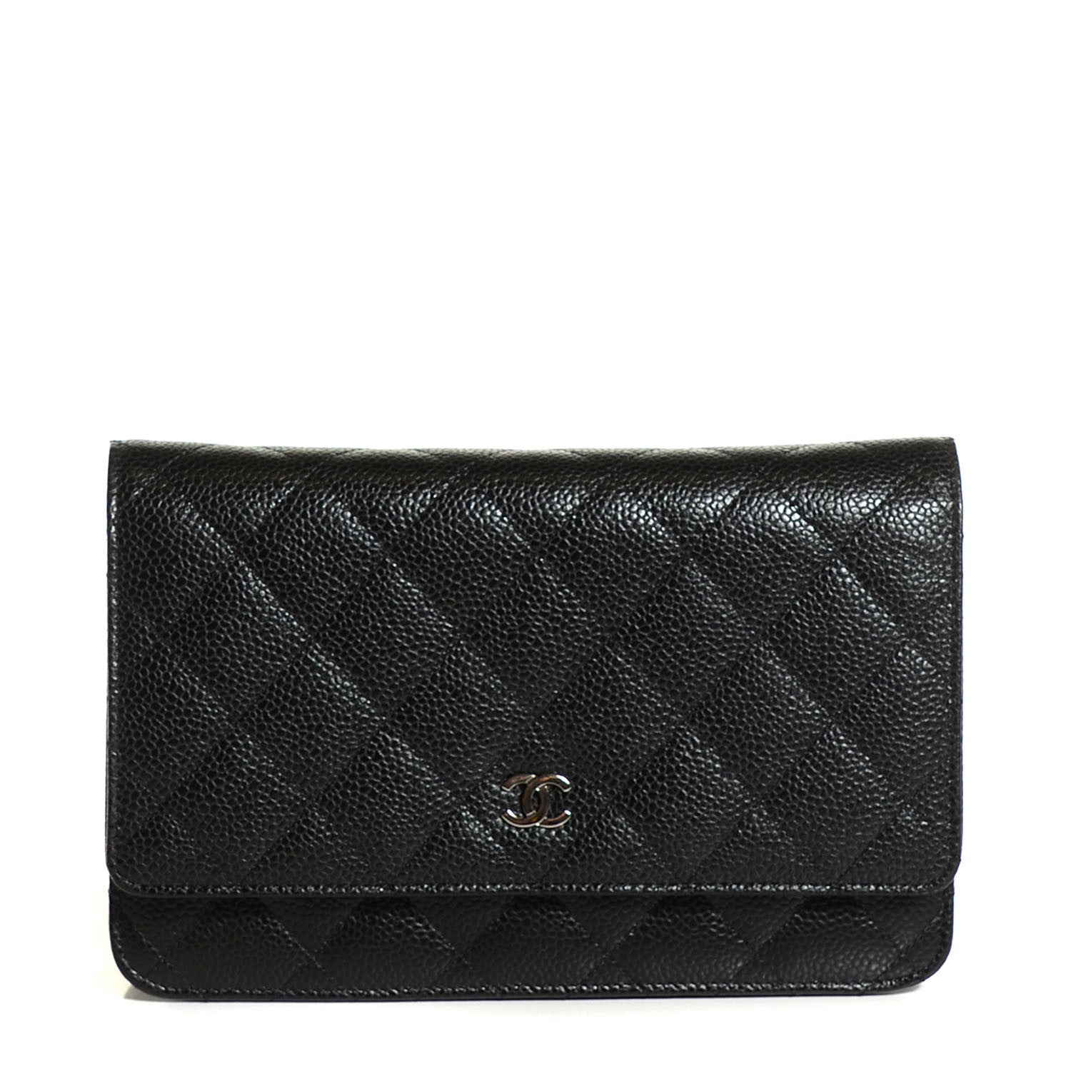 Chanel Caviar Quilted Wallet On Chain WOC Black 1 of 7