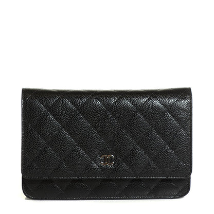 Chanel Caviar Quilted Wallet On Chain WOC Black 1 of 7