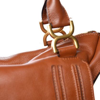 Chloe Calfskin Large Marcie Satchel Tan 17 of 24