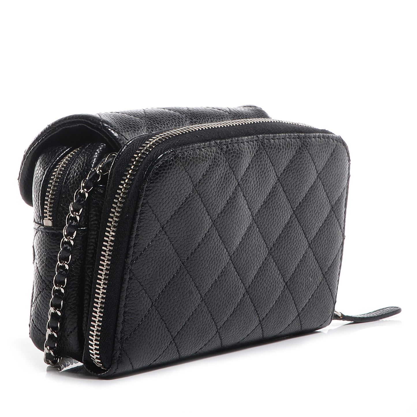 Caviar Quilted New Mini Flap Black