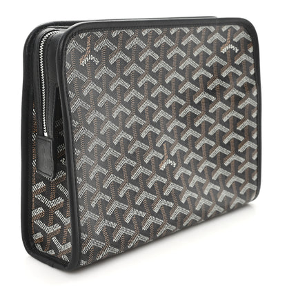 Goyard Goyardine Jouvence MM Toiletry Pouch Black 3 of 7