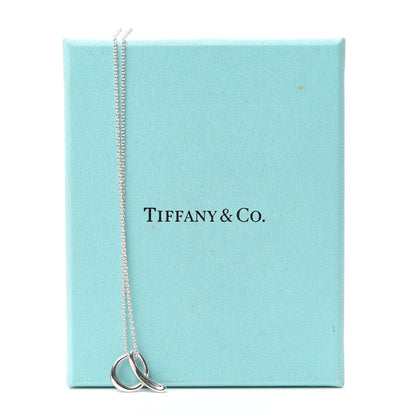 Tiffany Sterling Silver Elsa Peretti Letter A Pendant Necklace 6 of 6