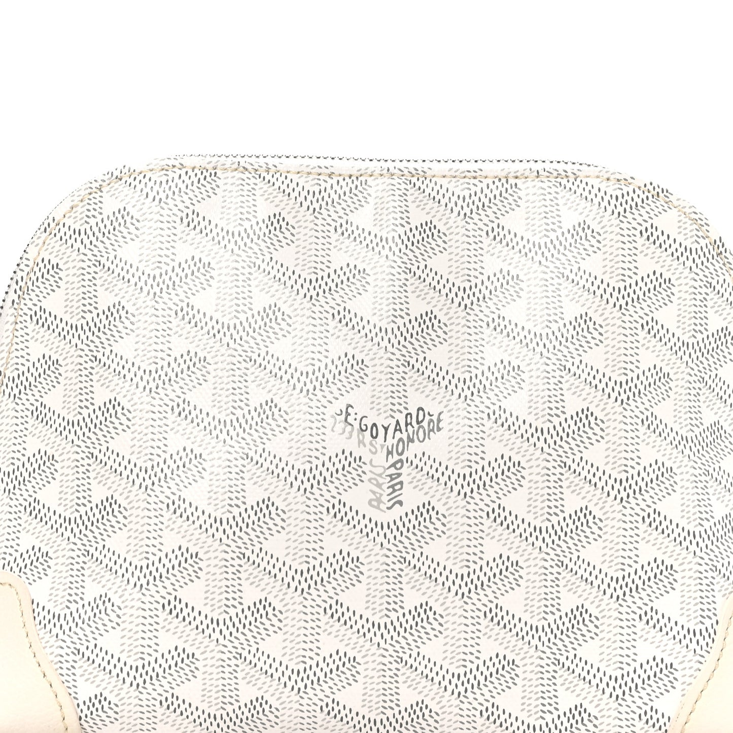 Goyardine Vendome Toiletry Pouch White