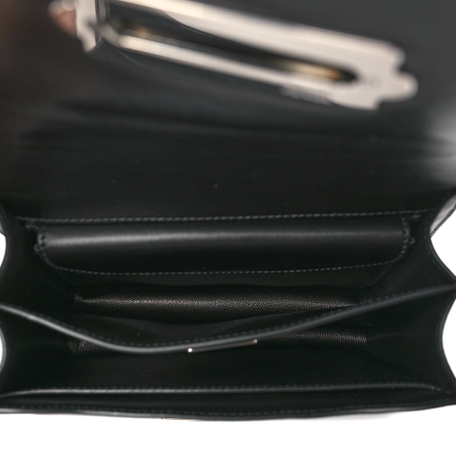 Prada City Calf Saffiano Studded Cahier Bag Black 6 of 9