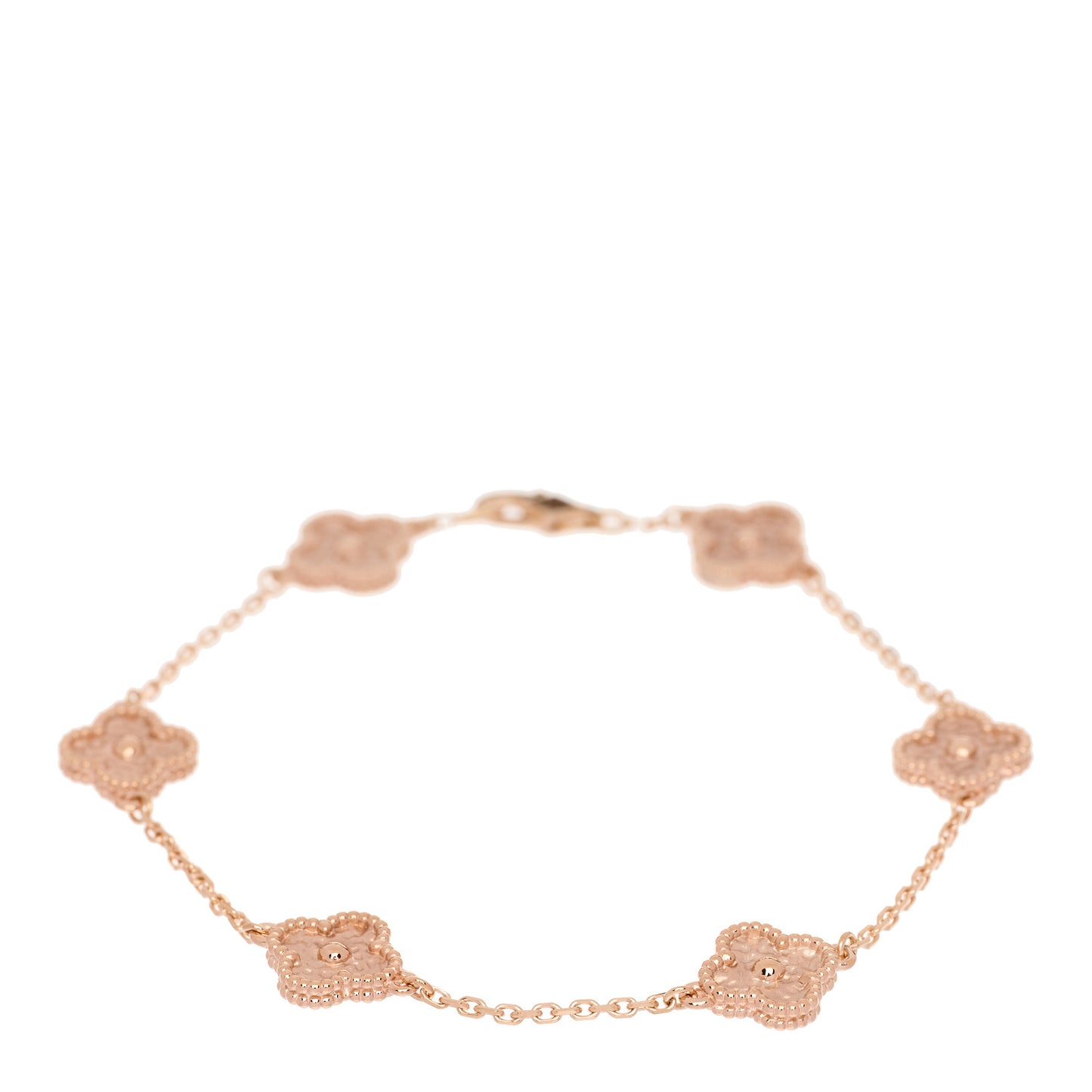 18K Rose Gold 6 Motifs Sweet Alhambra Bracelet