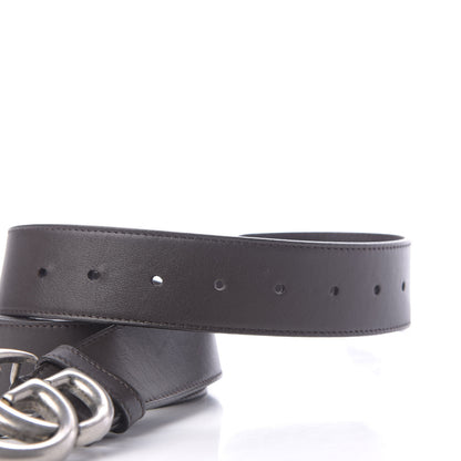 Gucci Moon Calfskin Nickel Double G 40mm Belt 110 44 Dark Cocoa 4 of 7