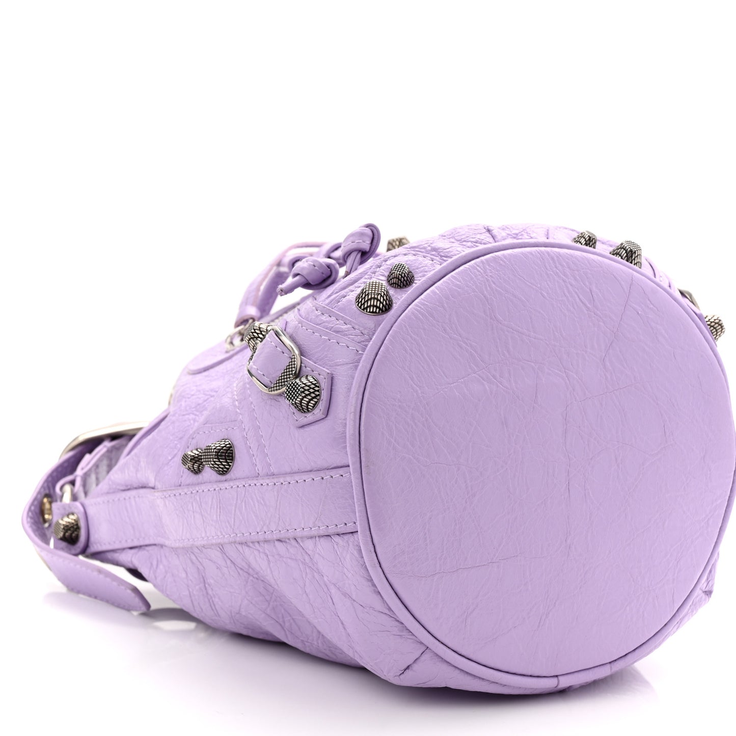 Agneau Arena Le Cagole Bucket Bag XS Lilac