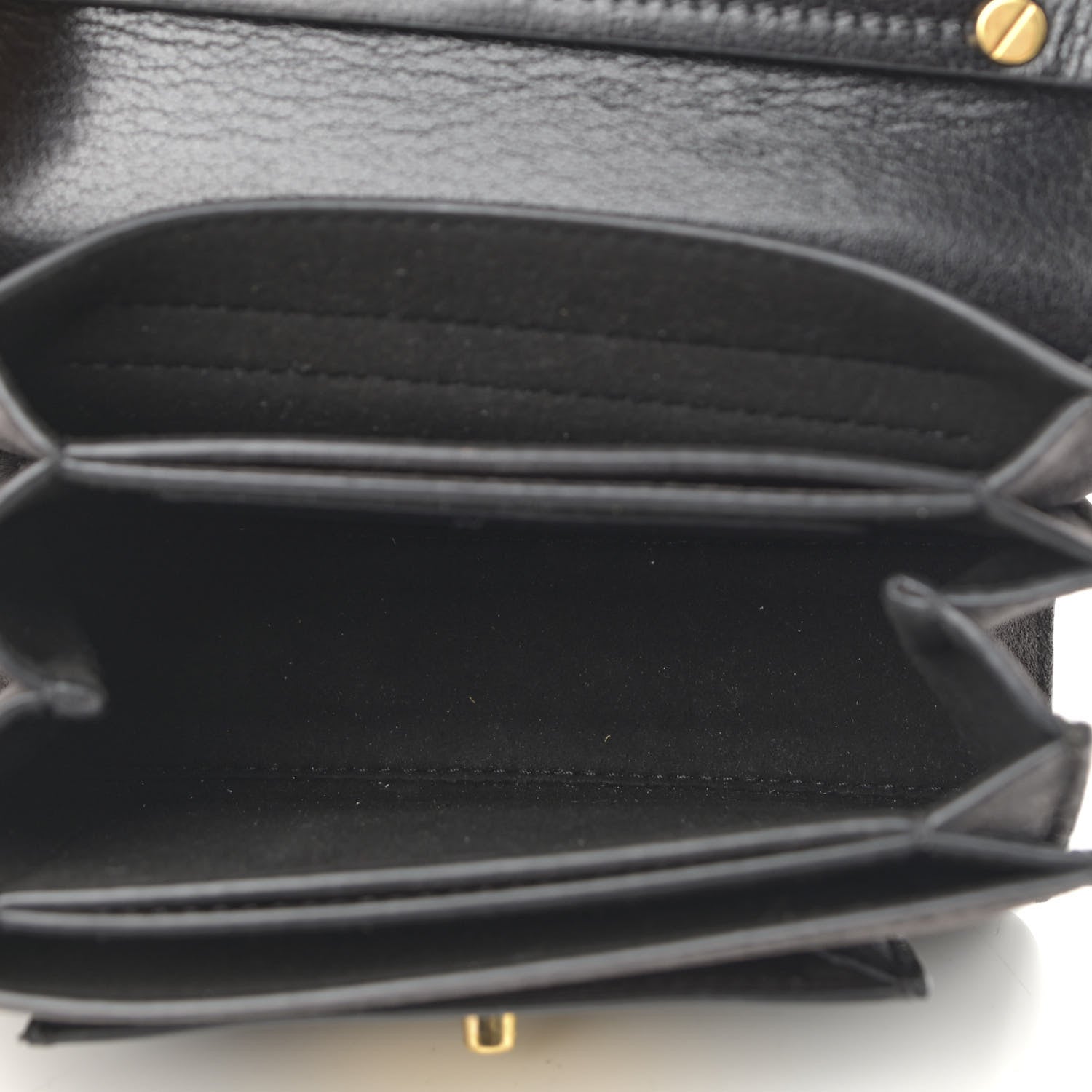 Givenchy Goatskin Suede Mini GV3 Shoulder Bag Black 5 of 10