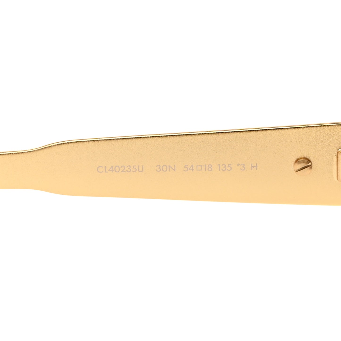 Metal Triomphe 01 Sunglasses CL40235U Gold Green