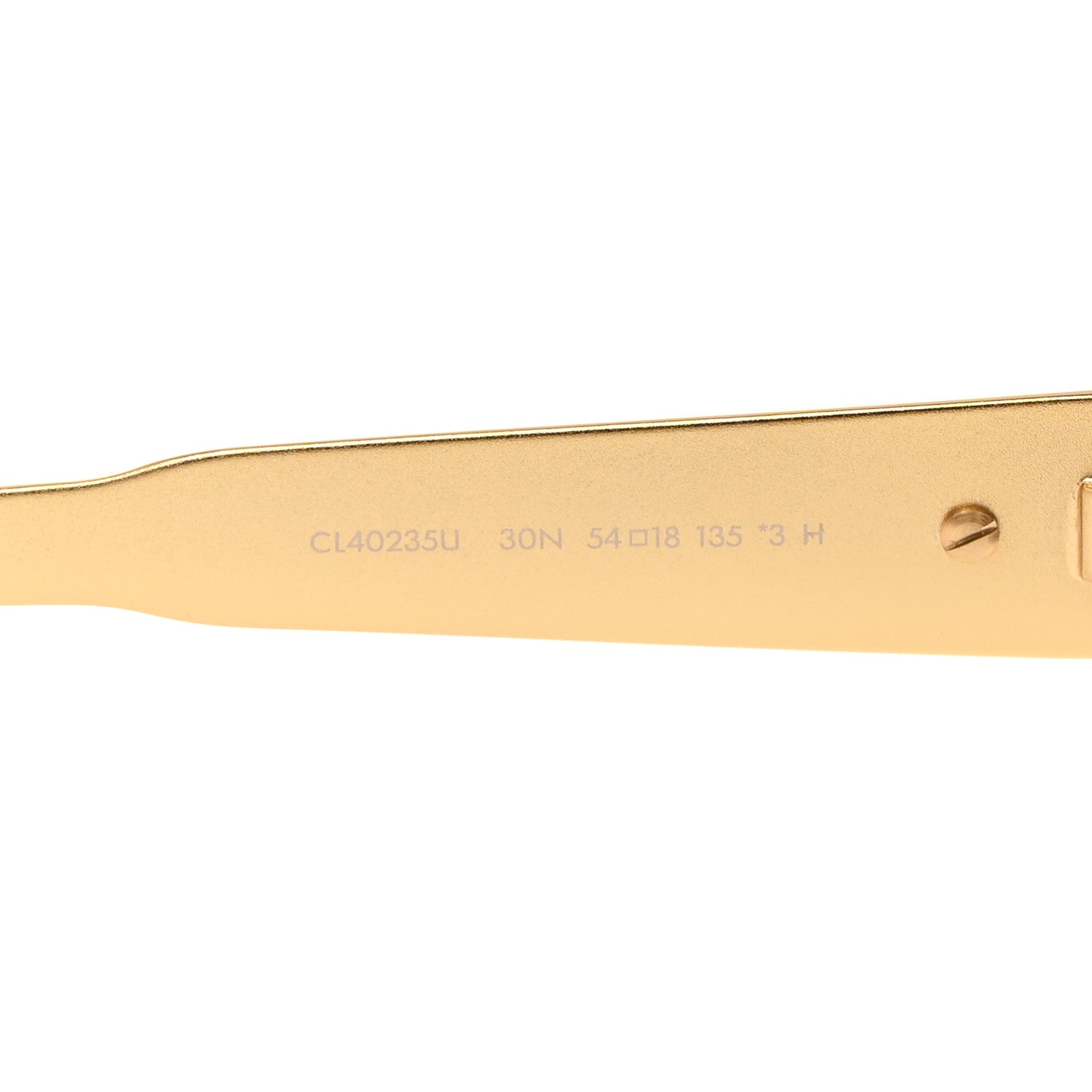 Celine Metal Triomphe 01 Sunglasses CL40235U Gold Green 6 of 7