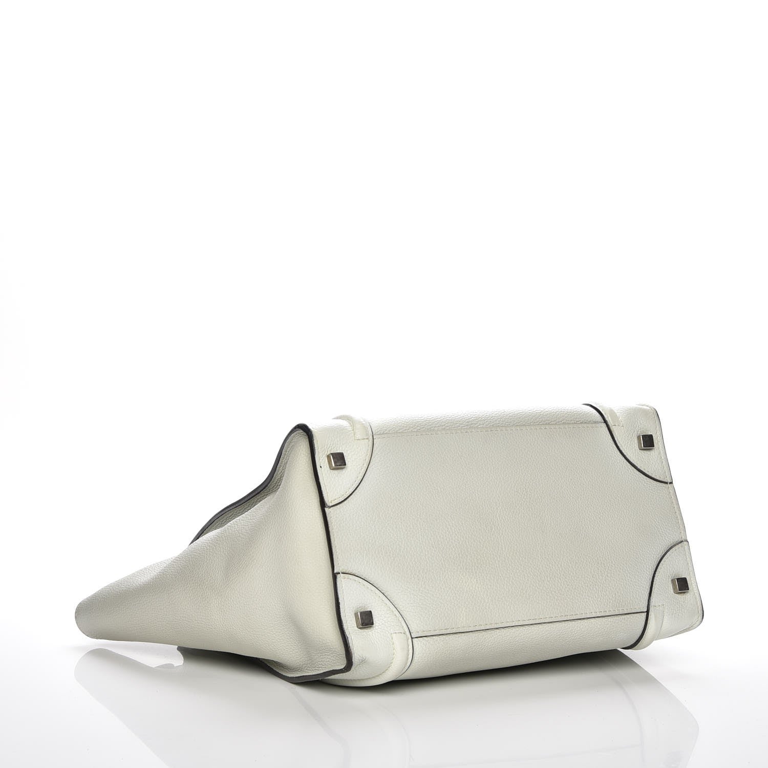 Celine Drummed Calfskin Mini Luggage Lune 5 of 18