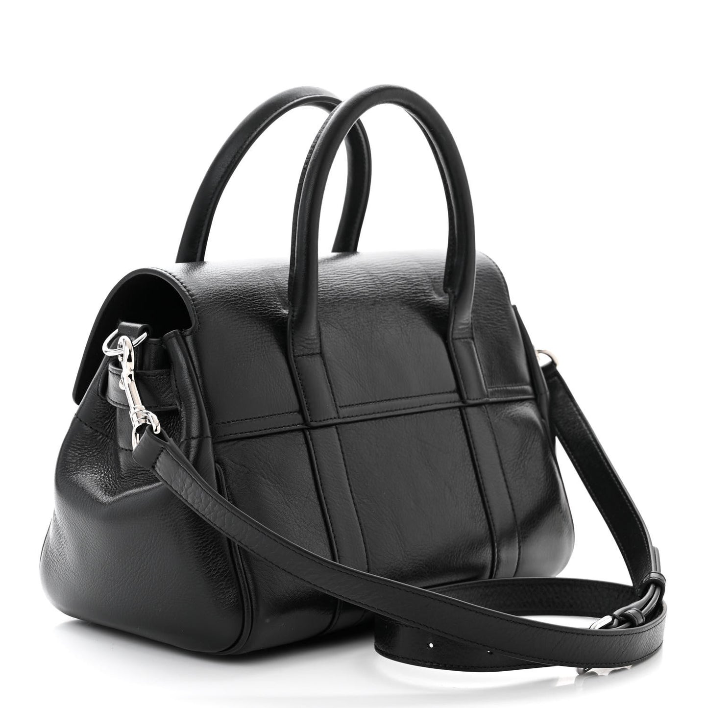 Natural Vegetable Tanned Small Bayswater Black