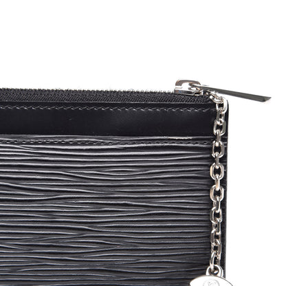 Louis Vuitton Epi Key Pouch Black 8 of 11