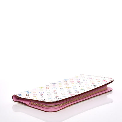 Louis Vuitton Monogram Multicolor Insolite Wallet White Litchi 4 of 6