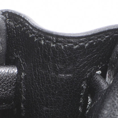 Hermes Swift Quelle Idole Kelly Doll Handbag Noir and Havane RARE 8 of 9