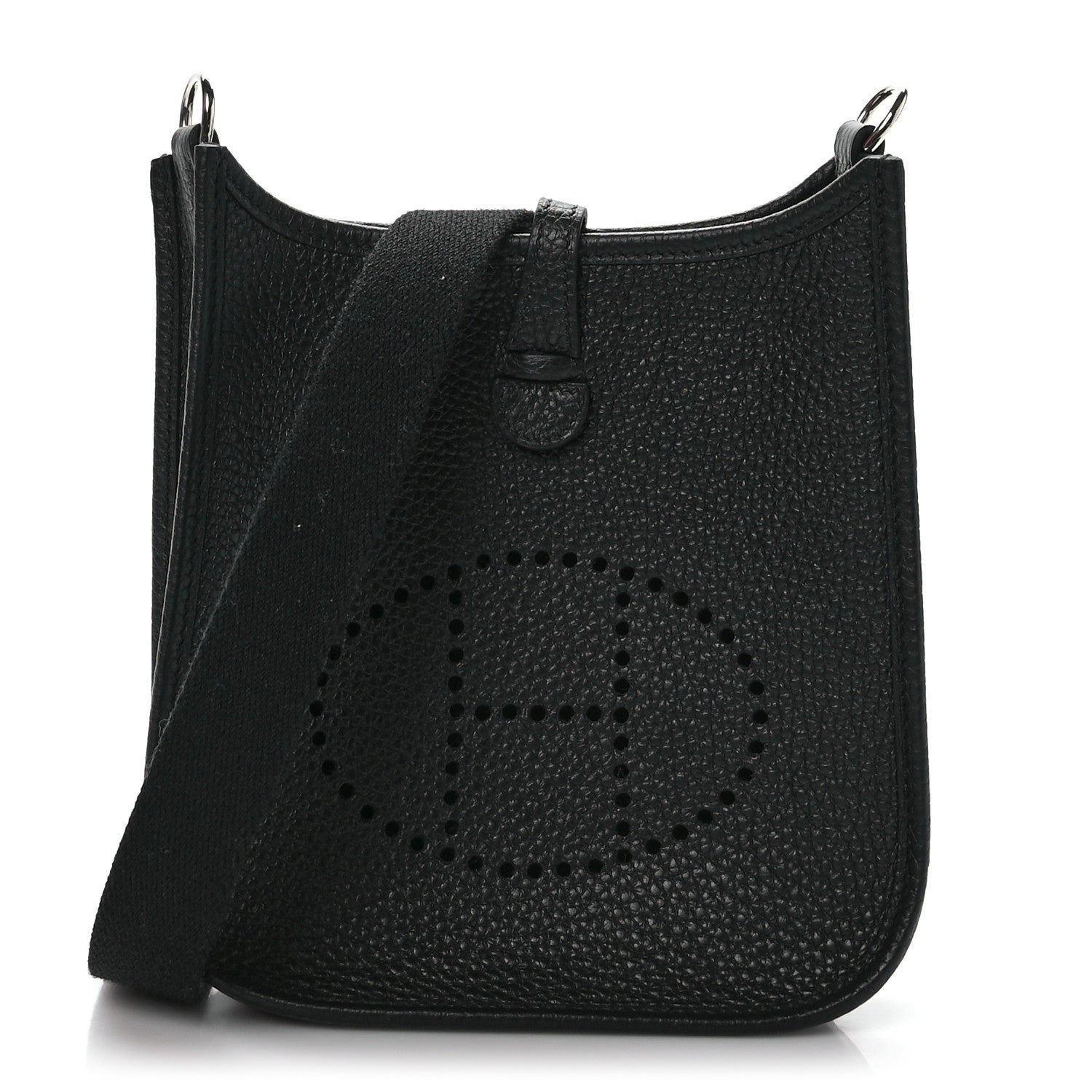 Hermes Taurillon Clemence Evelyne TPM Black 2 of 19