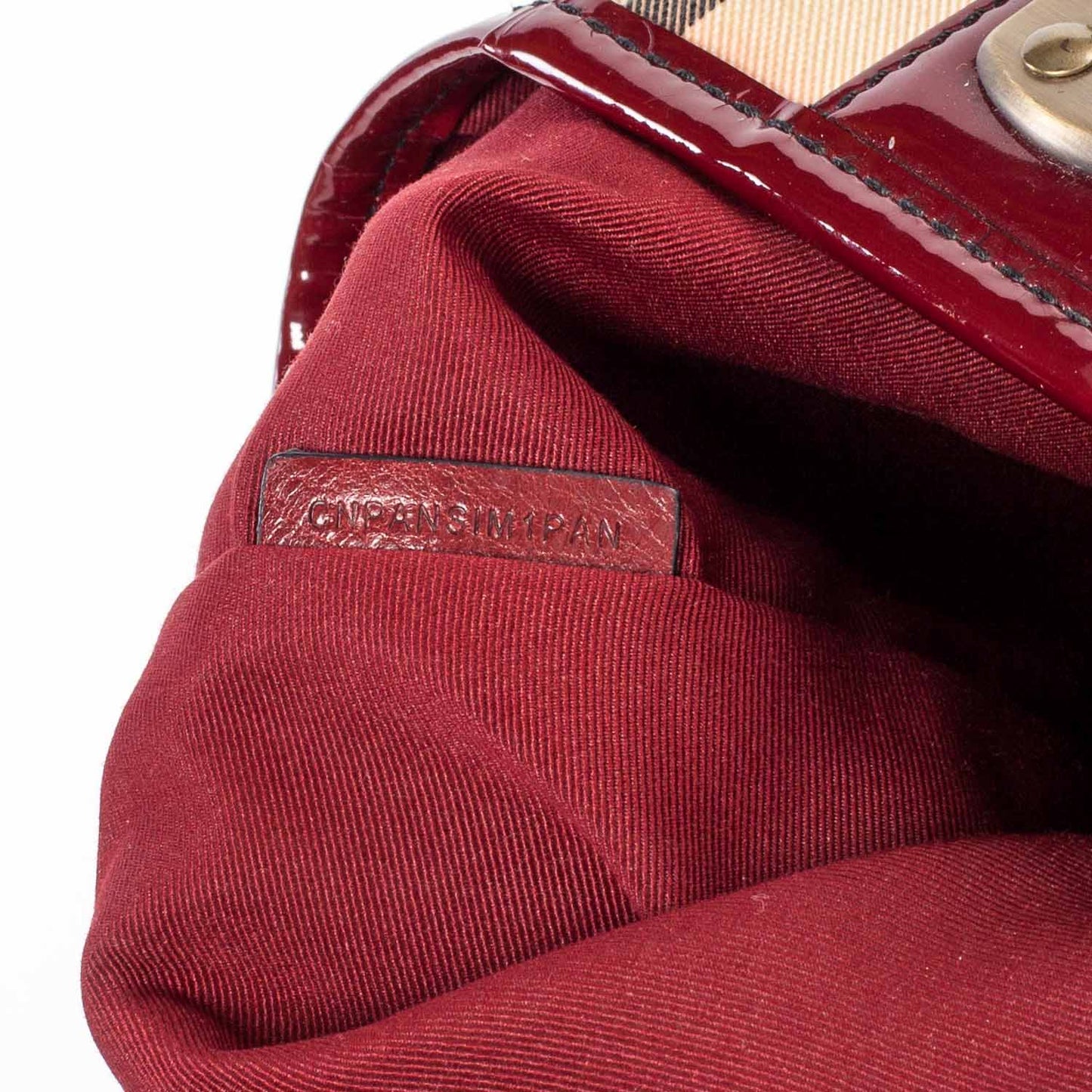 House Check Tote Red