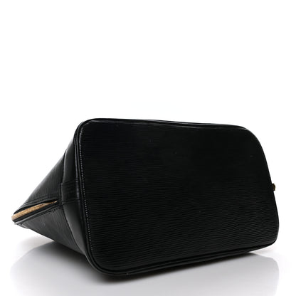 Louis Vuitton Epi Alma PM Black 3 of 15