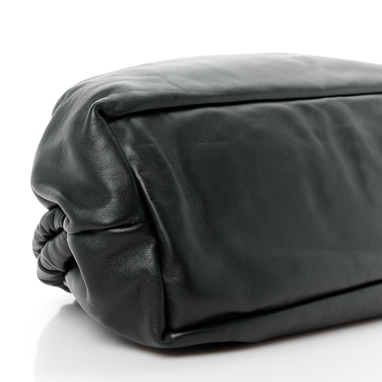 Mansur Gavriel Lambskin Cloud Clutch Black Flamma 9 of 10