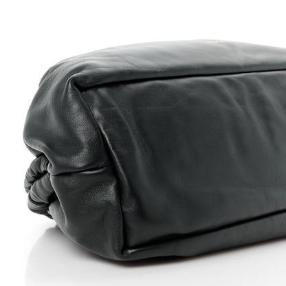 Mansur Gavriel Lambskin Cloud Clutch Black Flamma 9 of 10