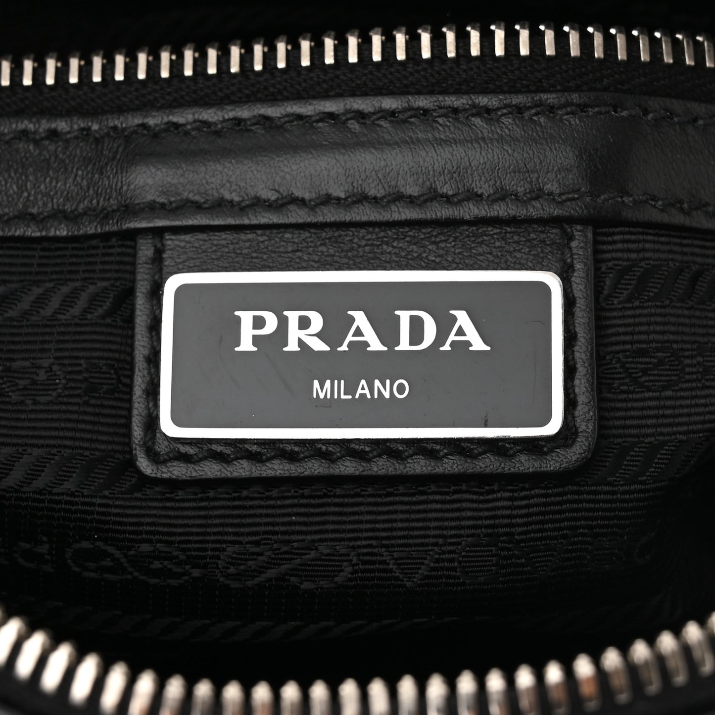 Saffiano Zip Crossbody Bag Black