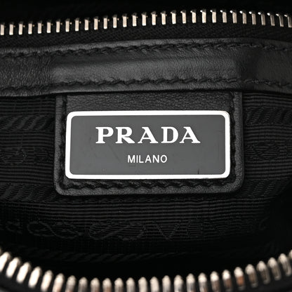 Prada Saffiano Zip Crossbody Bag Black 6 of 11