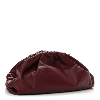 Bottega Veneta Smooth Butter Calf The Pouch Oversized Clutch Bordeaux 3 of 10