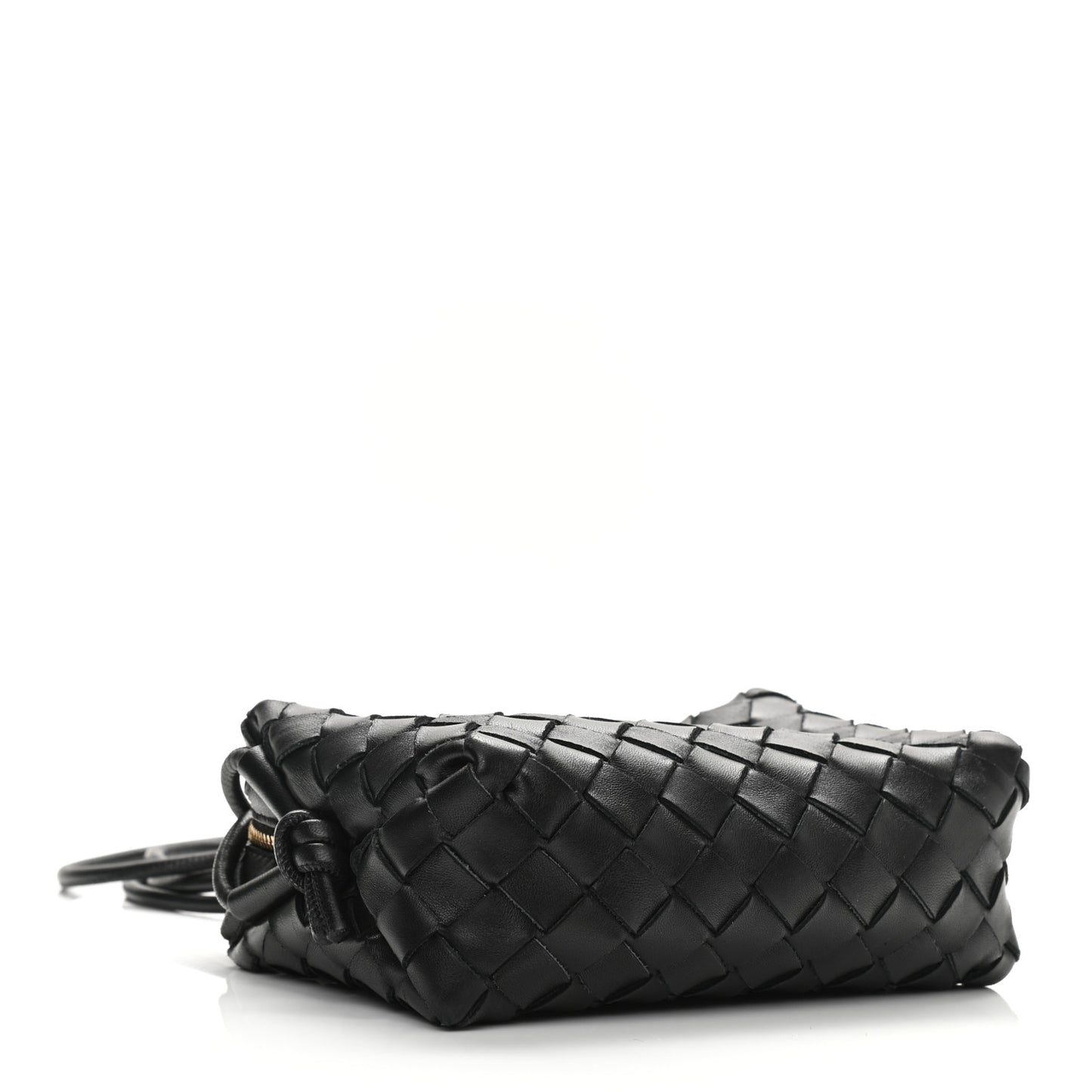 Nappa Intrecciato Mini Loop Camera Bag Black