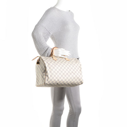 Louis Vuitton Damier Azur Speedy 35 2 of 9