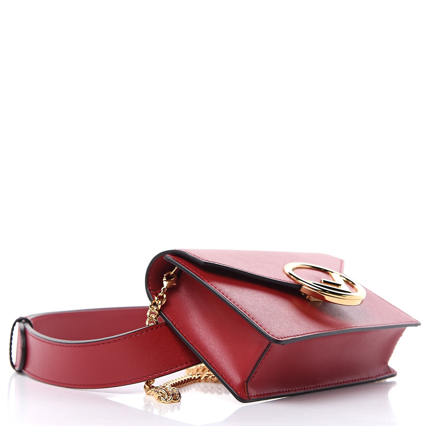 Vitello Liberty Lucido F is Fendi Envelope Belt Bag Fragola
