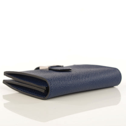 Hermes Epsom Bearn Card Holder Wallet Bleu Saphir 4 of 10