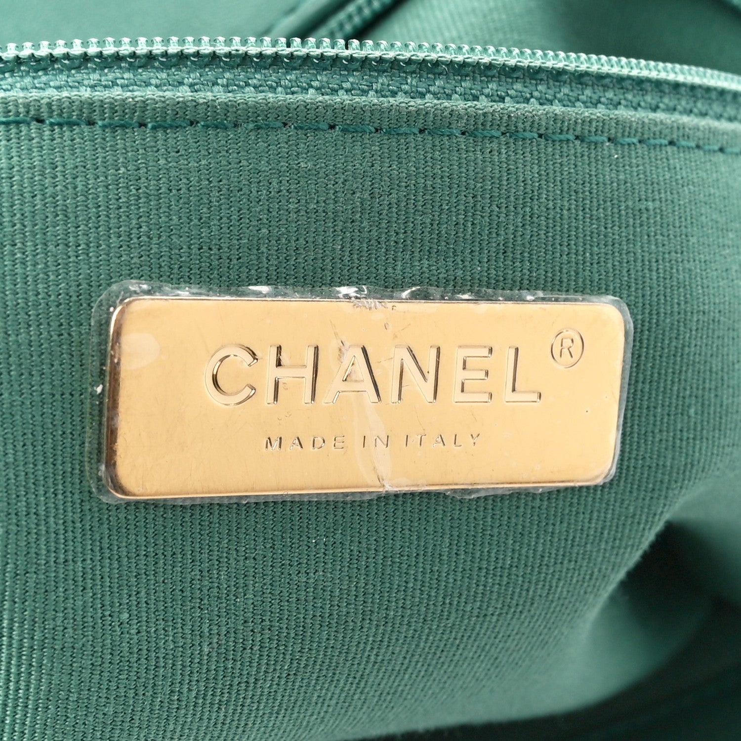 Chanel Lambskin Quilted Large Chanel 19 Flap Dark Green 5 of 9