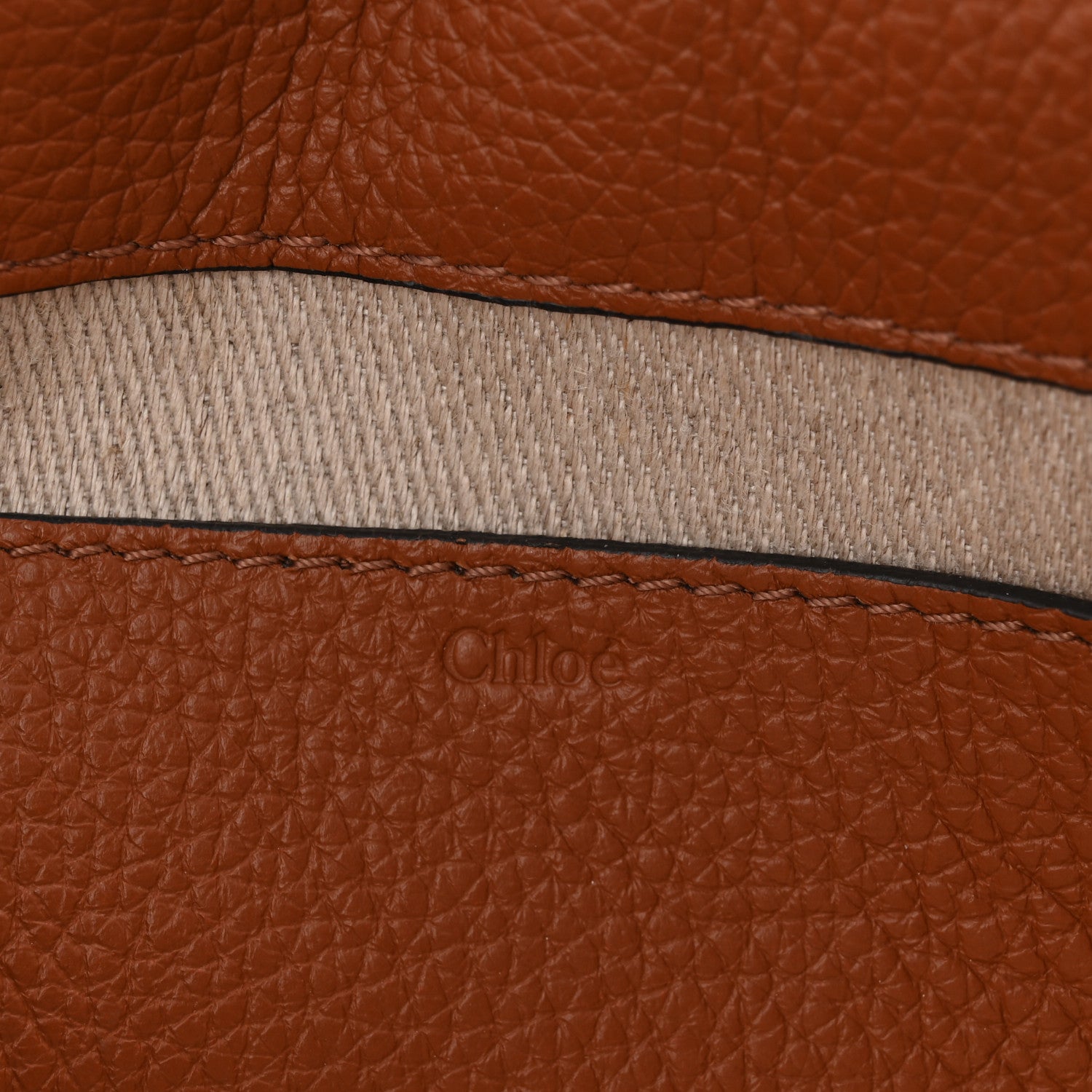 Chloe Calfskin Medium Marcie Round Crossbody Bag Tan 11 of 23
