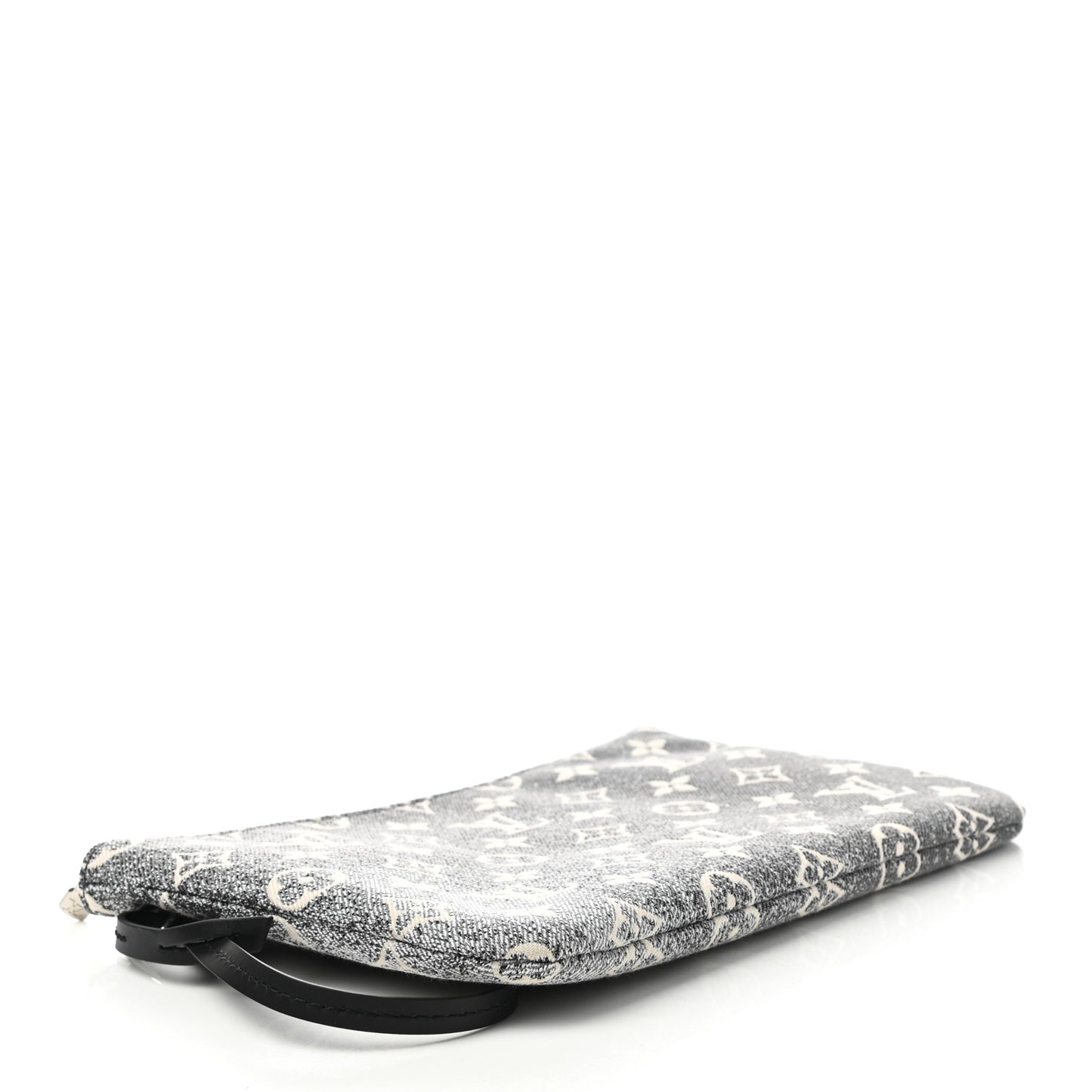 Denim Monogram Jacquard Neverfull MM GM Pochette Gray