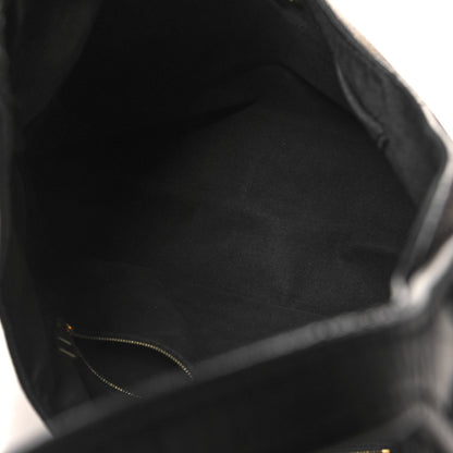 Louis Vuitton Monogram Flower Hobo Black 5 of 12