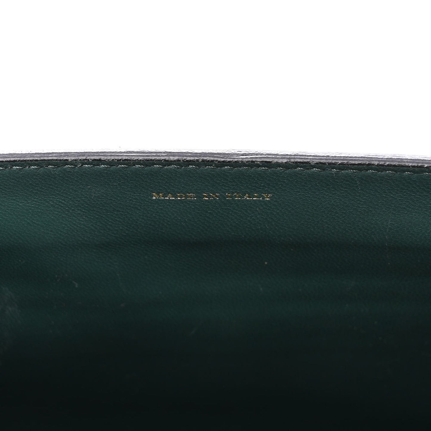Calfskin Square Satchel Black