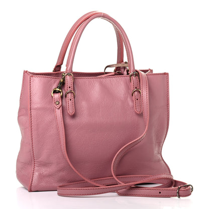 Balenciaga Calfskin Papier Mini A4 Tote Pink 2 of 4