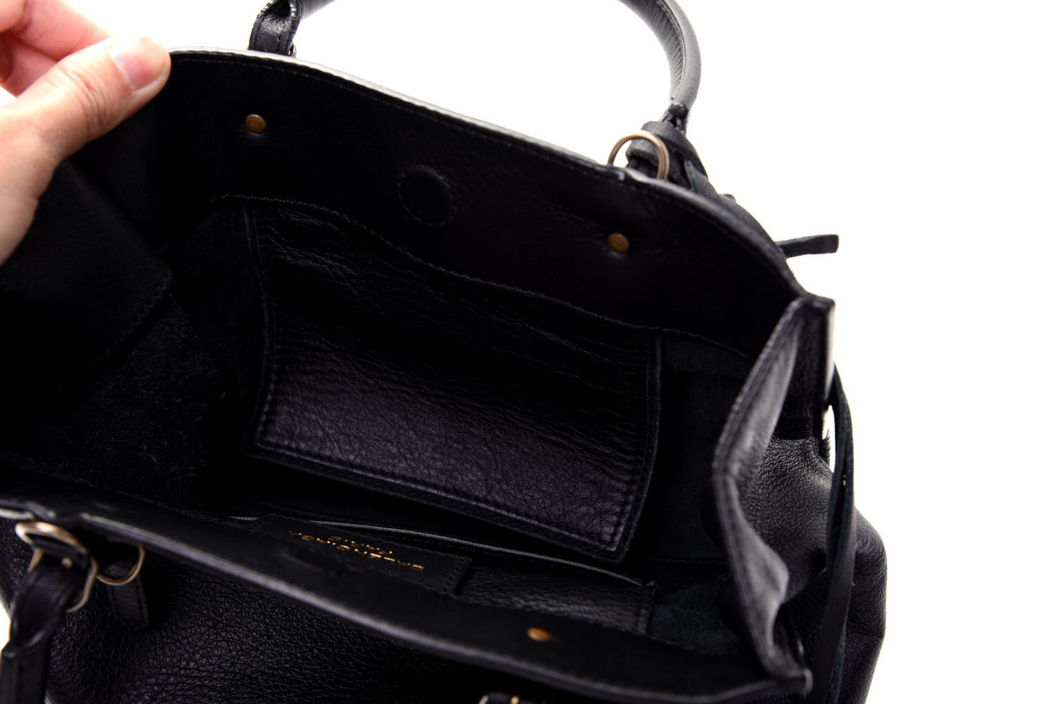 Balenciaga Calfskin Papier Mini A4 Tote Black 12 of 17