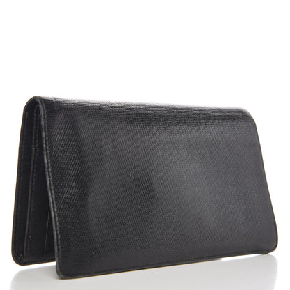 Chanel Caviar CC Yen Wallet Black 3 of 13