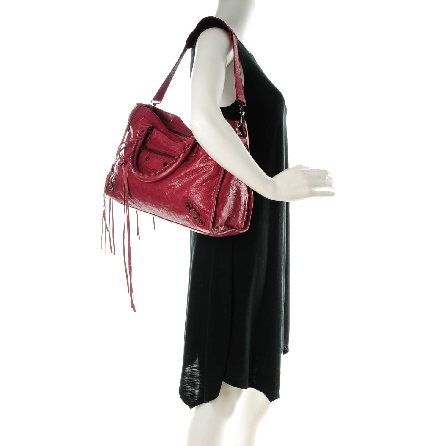 Balenciaga Agneau Classic Hardware City Cassis 3 of 10