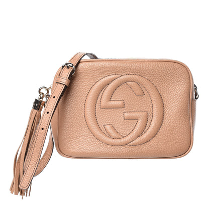 Gucci Pebbled Calfskin Small Soho Disco Bag Camelia 1 of 10