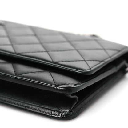Chanel Calfskin Quilted Cambon Wallet on Chain WOC Black 11 of 11