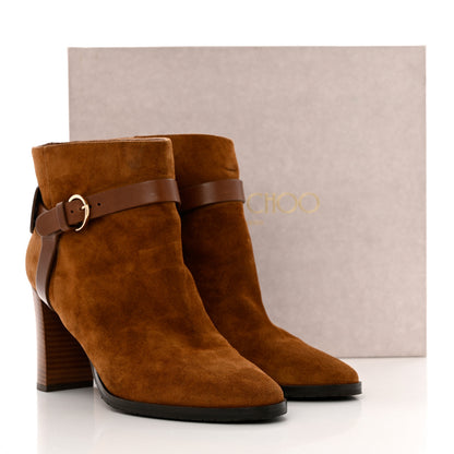 Jimmy Choo Suede Hose 80 Boots 40 Brown 11 of 11