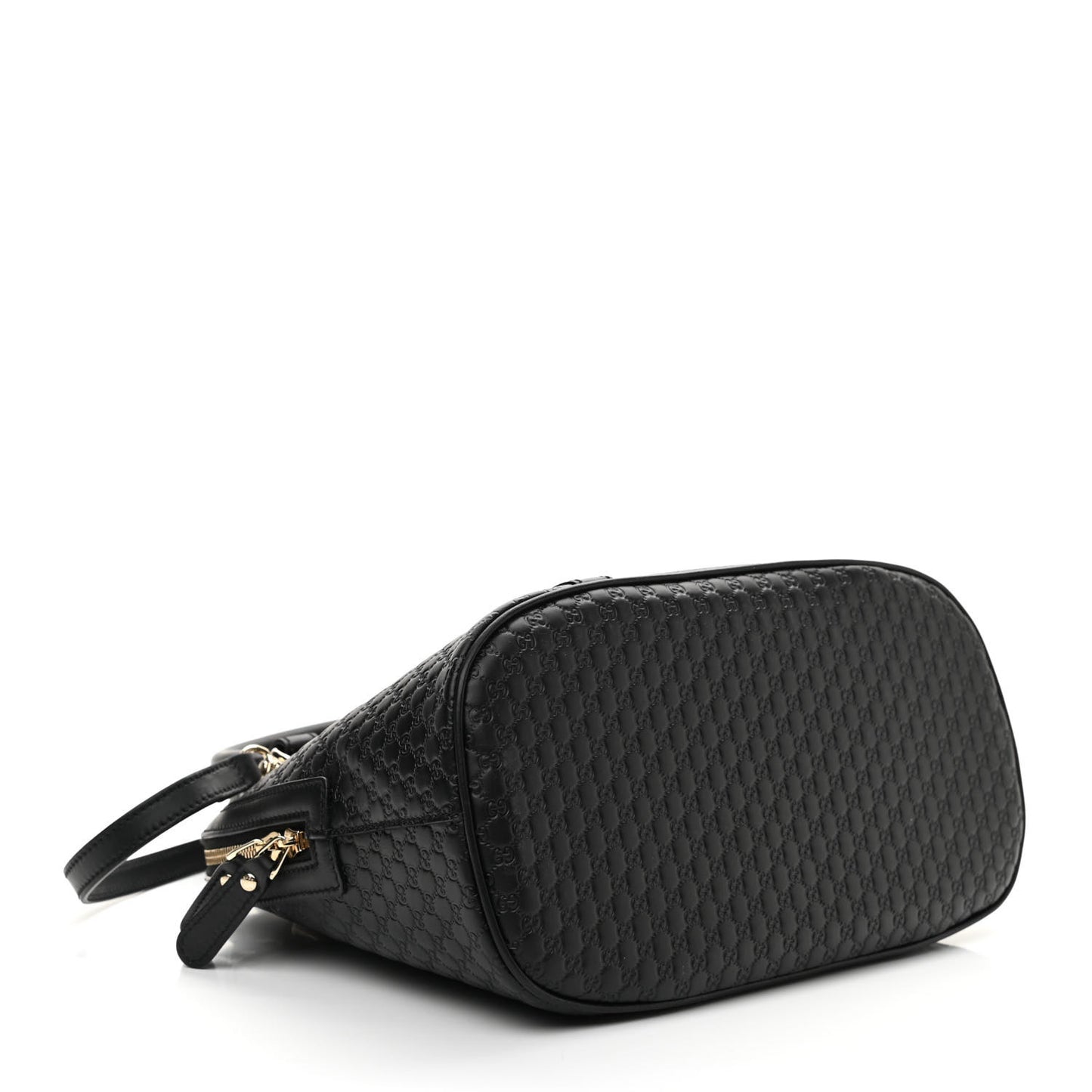 Microguccissima Medium Dome Bag Black