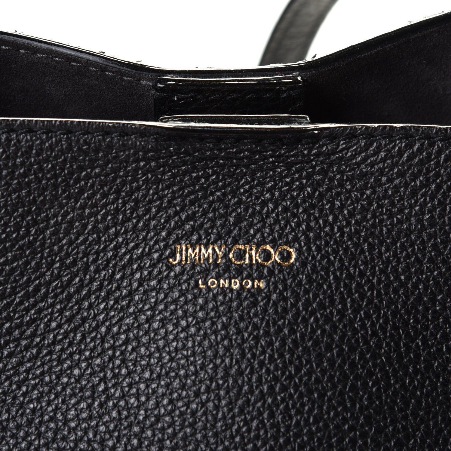 Jimmy Choo Grainy Calfskin Nine2Five East West Tote Black 11 of 14