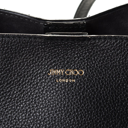 Jimmy Choo Grainy Calfskin Nine2Five East West Tote Black 11 of 14