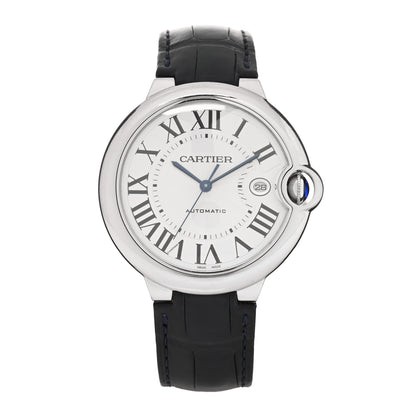 Cartier Stainless Steel Alligator 42mm Ballon Bleu De Cartier Automatic Watch 1 of 5